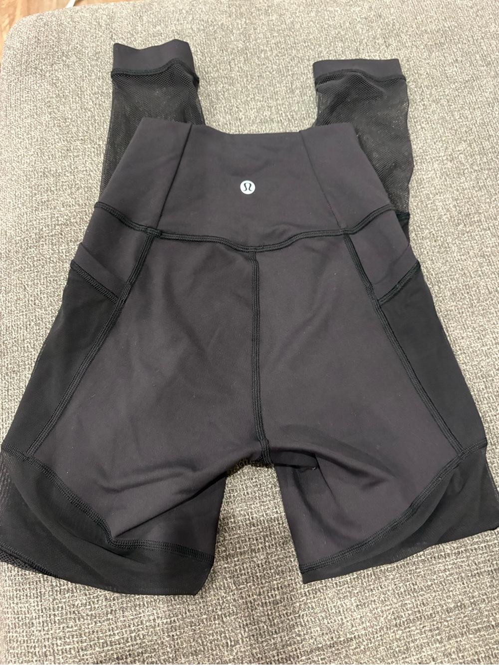 lululemon athletica Black High-Rise Bike Shorts